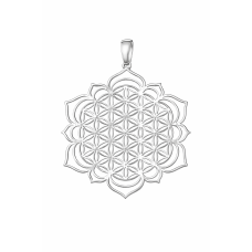 Квітка життя в лотосі срібло